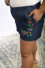 Load image into Gallery viewer, Embroidered Paradise Shorts
