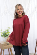 Load image into Gallery viewer, Hanging With My Crew - Burgundy Pullover
