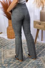 Load image into Gallery viewer, Headed Uptown - Plaid Flare Pants
