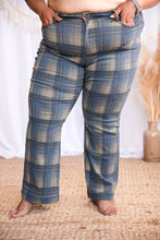 Load image into Gallery viewer, Perfectly Plaid - Judy Blue Straight Leg

