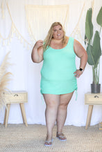 Load image into Gallery viewer, Playing Pool Side - Mint Pink Dress/Coverup

