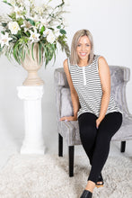 Load image into Gallery viewer, Classically Striped Sleeveless Top

