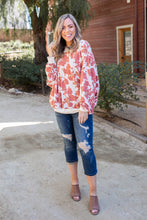 Load image into Gallery viewer, Vintage Floral Reversible Pullover
