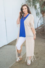 Load image into Gallery viewer, On the Fringe Duster Cardigan
