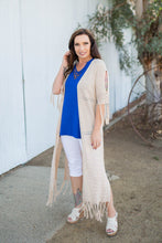 Load image into Gallery viewer, On the Fringe Duster Cardigan
