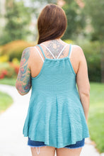 Load image into Gallery viewer, My Teal Empire Sweater Tank
